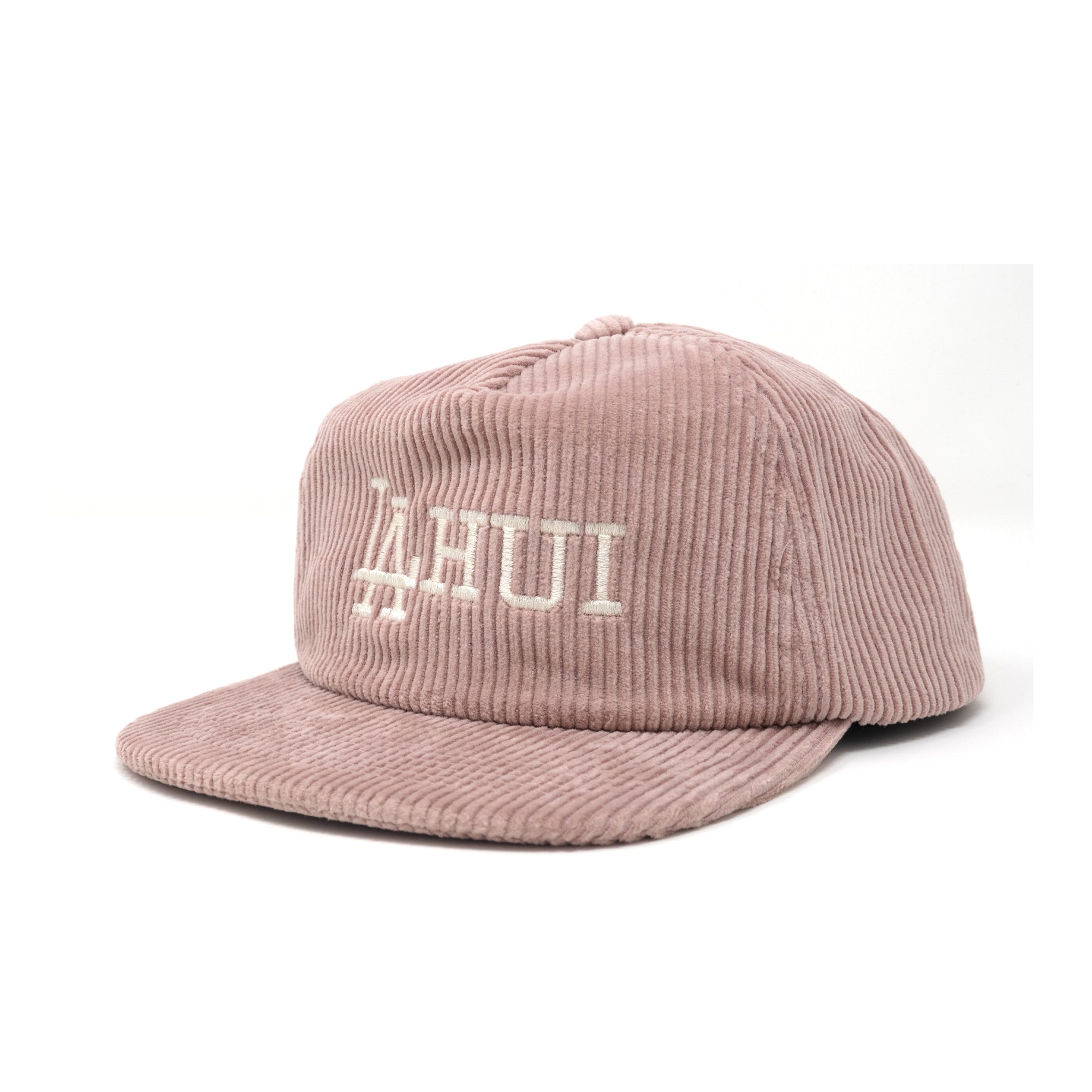 LAHUI Snapback Hat - Blush Pink Corduroy