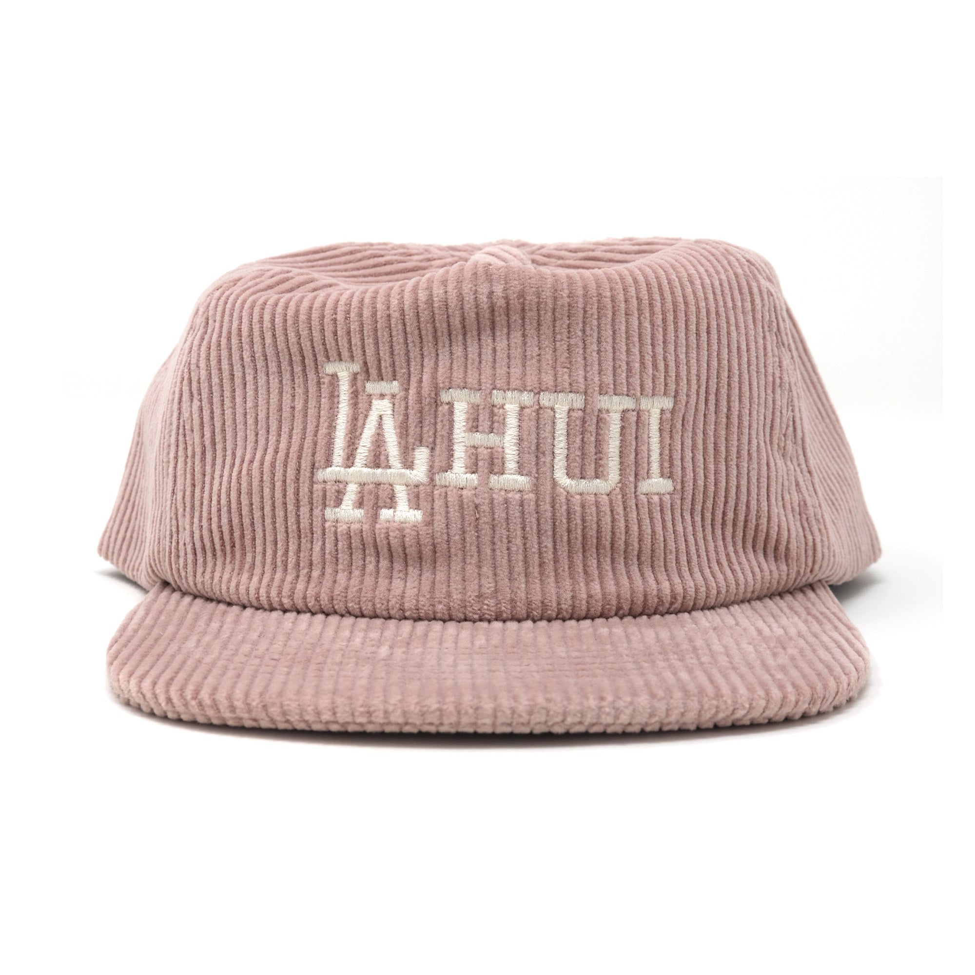 LAHUI Snapback Hat - Blush Pink Corduroy