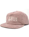 LAHUI Snapback Hat - Blush Pink Corduroy